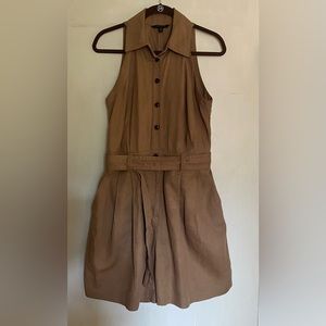 Banana Republic Camel Utility Romper w. detachable belt